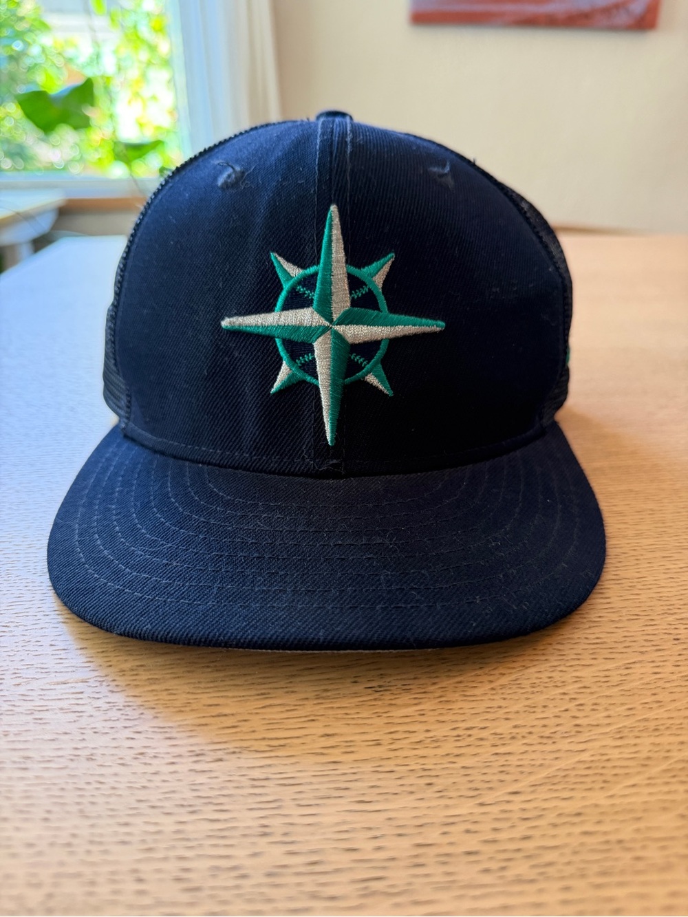 Seattle Mariners Spring Training Fitted Hat Compass Logo